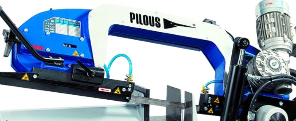 Pilous ARG 250 CF-NC  Прочная рама  Пильная рама выдерживает продолжительные нагрузки, что делает станок удобным для серийного производства 